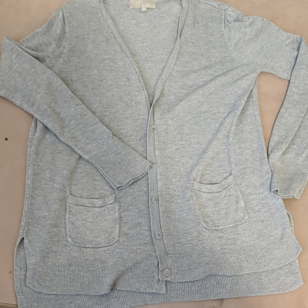 gray cardigan medium cute for work